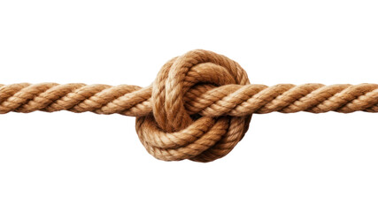 PNG Overhand knot rope white background durability strength. AI generated Image by rawpixel.