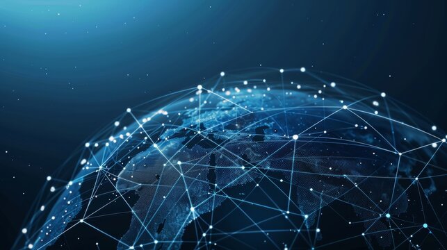 content delivery network business, data, communication,  background, copy and text space, 16:9