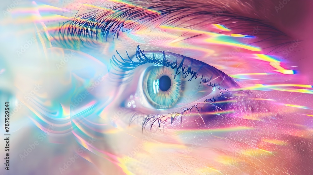 Canvas Prints clairvoyant third eye chakra activation (generative ai)