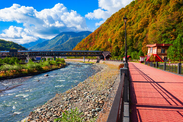 Rosa Khutor embankment in Sochi