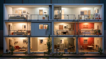 A photo of Compact Worker Dwellings