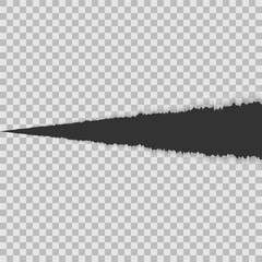 Earth crack isolated on backgroun. Random crack on different surfaces. Vector illustration.
