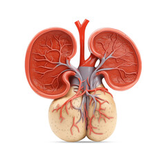 3d Simulated kidney