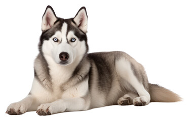 PNG Mixed-breed between siberian husky mammal animal pet.