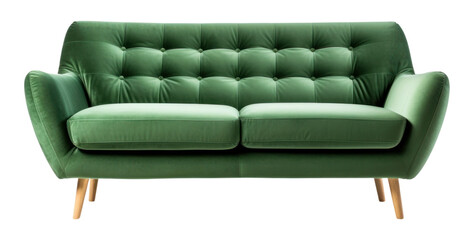 PNG Green couch furniture cushion chair. 