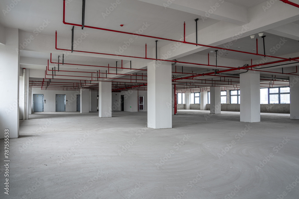 Canvas Prints empty business building interior