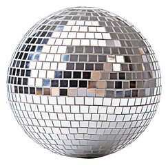 Silver disco mirror ball sphere silver photo