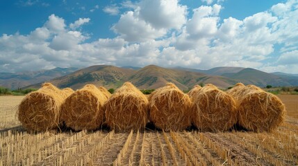 Fodder production Haystacks vs Cultivated crops for livestock feed