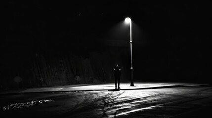 depression and loneliness concept portrait