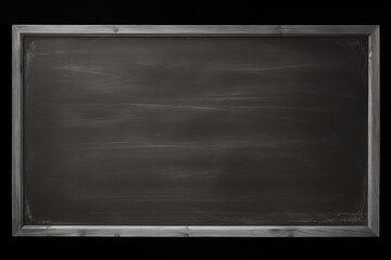 Fototapeta premium blank blackboard with chalk