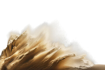 PNG Sand swept turbulent motion nature black background.  - obrazy, fototapety, plakaty