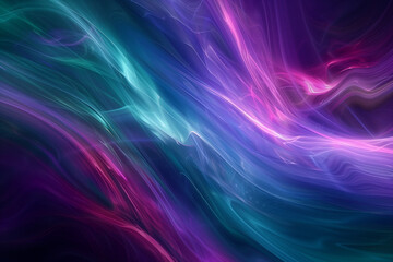 Dynamic interaction of bright, purple, pink, blue smooth shades.