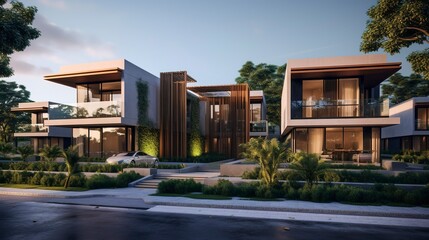 Obraz premium A photo of Homestead Residences with Minimalistic design