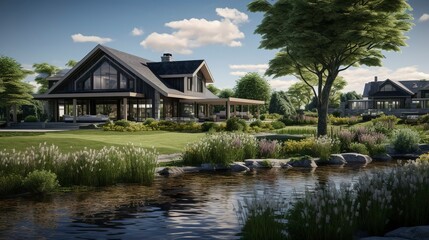 Fototapeta premium A photo of Homestead Residences with Open and air