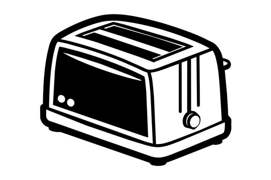 recommend clip art: toaster vector silhouette illustration