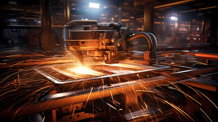 Industrial welding machine