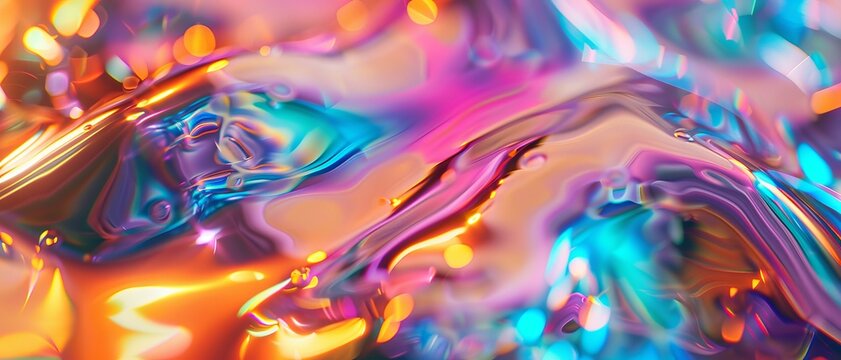 Abstract wavy liquid texture background, psychedelic and calming graphic, modern business backdrop with contrast colors, psychic liquify material.