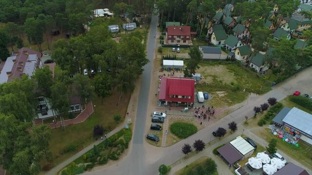 Beautiful Landscape Lukecin Piekny Krajobraz Aerial View Poland