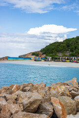 Fototapeta premium Labadee beach, Haiti, Caribbean Sea
