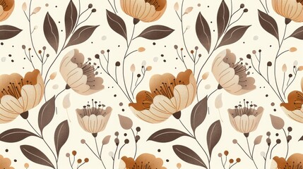 Obraz premium Design An Elegant Pattern Featuring Brown, Hd Background Images