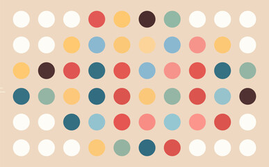 カラフルなドット背景