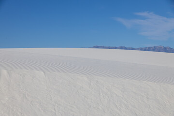 Sand dunes at White Sands National Park, New Mexico
