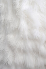 Obraz premium Soft white fur close-up, showcasing texture detail.