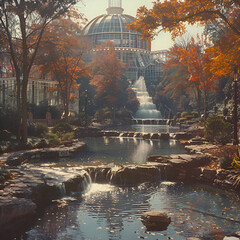 Knoxville Tennessee USA Downtown at World's Fair,
autumn in the park - obrazy, fototapety, plakaty