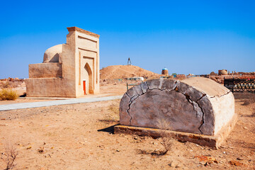 Mizdahkan Necropolis near Nukus city, Uzbekistan
