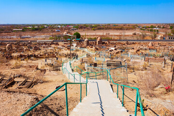 Mizdahkan Necropolis near Nukus city, Uzbekistan
