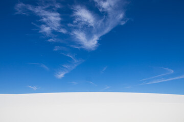 Sand dunes at White Sands National Park, New Mexico