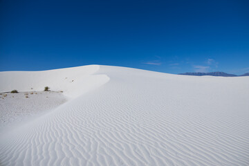 Sand dunes at White Sands National Park, New Mexico