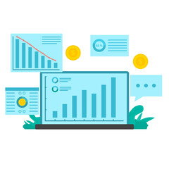 illustration of infographic elements