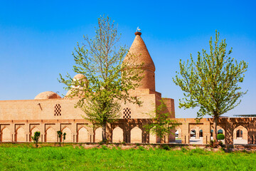 Chashma Ayub Mausoleum in Bukhara, Uzbekistan - obrazy, fototapety, plakaty
