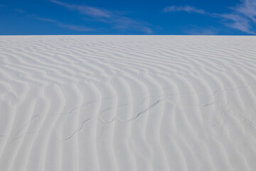 Sand dunes at White Sands National Park, New Mexico