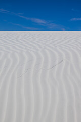 Sand dunes at White Sands National Park, New Mexico