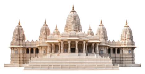 PNG Temple architecture building white background. 