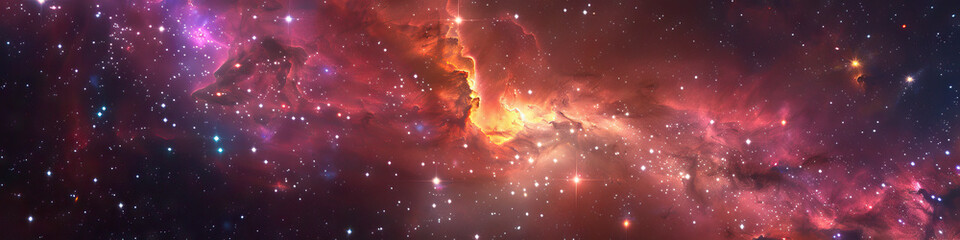 Enigmatic Cosmos: Nebulae, Galaxies, and Star Clusters  - obrazy, fototapety, plakaty