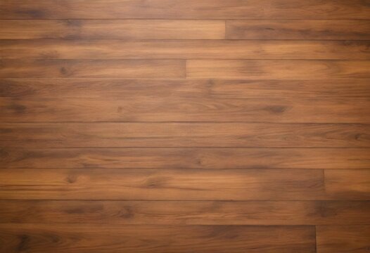 Close-up of wooden floor planks with a warm brown tone
