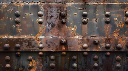 Rusty metal surface exhibiting corrosion and texture

