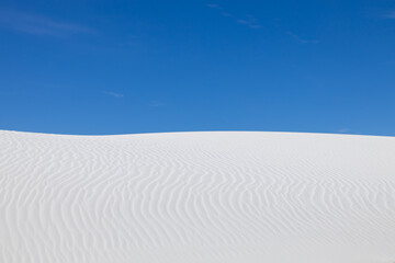 Sand dunes at White Sands National Park, New Mexico