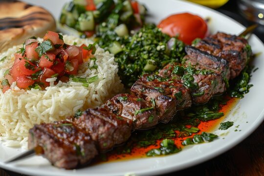 Presentation of Lebanese cuisine