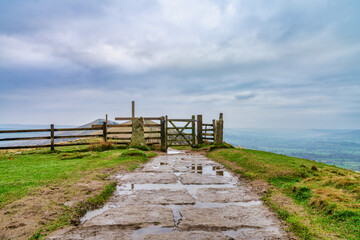The Great Ridge in the Peak District, England - 787613932