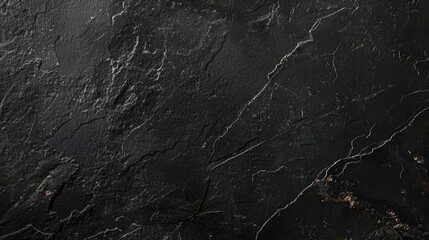 Smooth black material surface with abstract stone texture for ceramic tile background and cement concrete wall It also includes a grunge texture on black paper