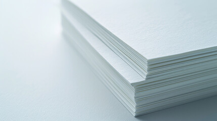 A stack of clean, crisp white paper ready for creativity.
