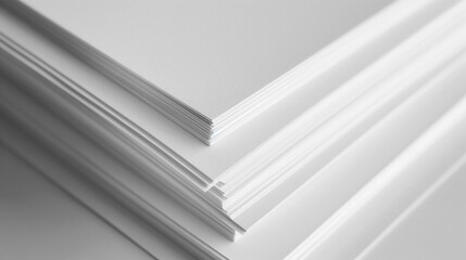 A stack of clean, crisp white paper ready for creativity.