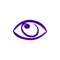 Trendy Eye Symbol Vector