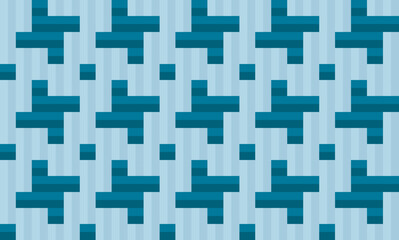 Seamless traditional woven pattern called Anyaman
