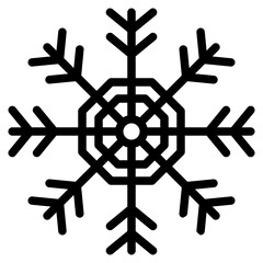 Snowflake Line Icon