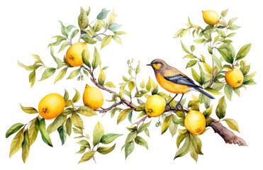 PNG Lemon bird grapefruit plant